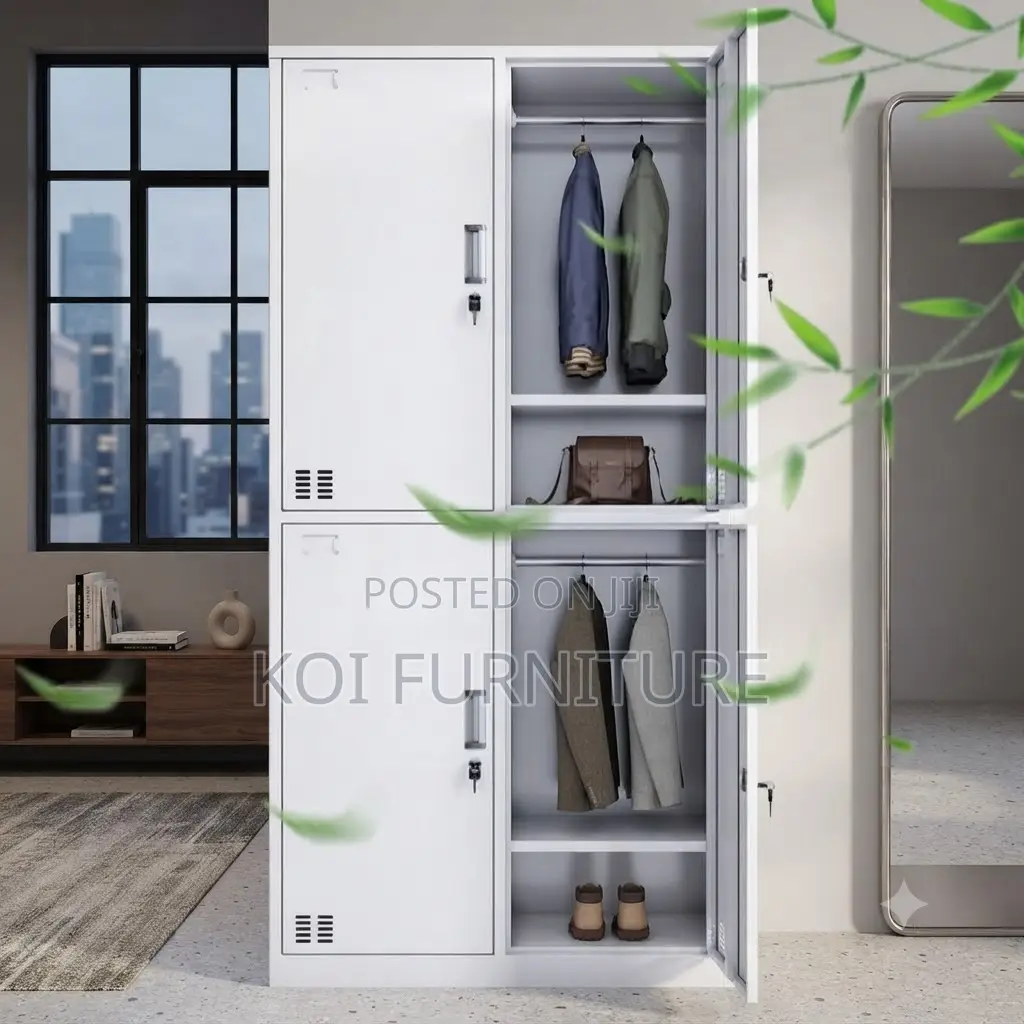 Office Cabinet; 15 Lock Steel Lockable Office Industrial-Grade Cabinet