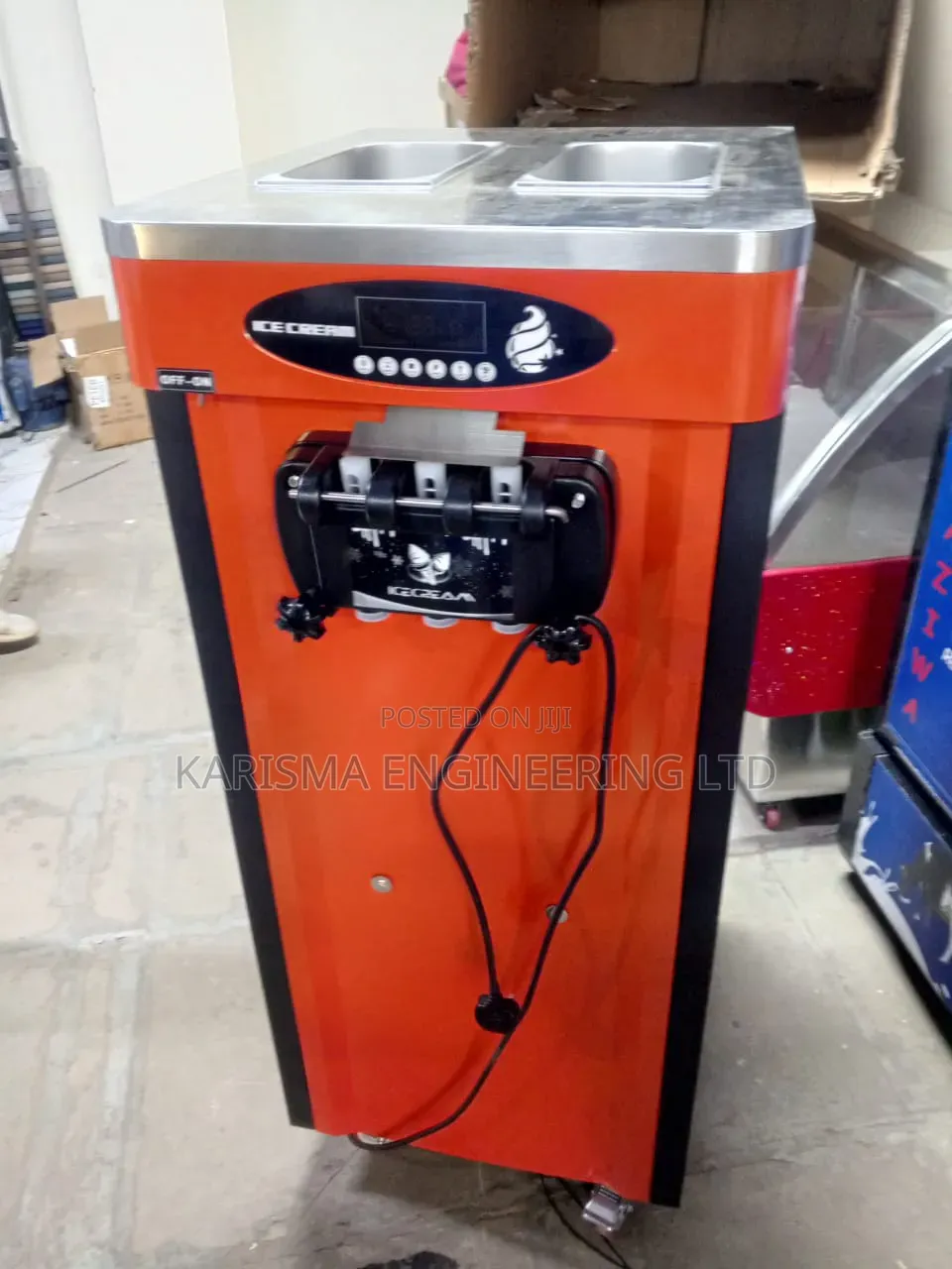 Commercial Soft-Serve Ice Cream Machine