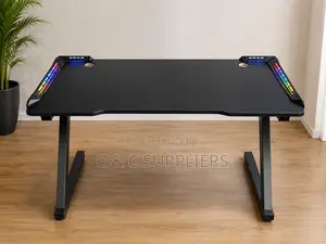 Black Ergonomic Gaming Desk-120cm