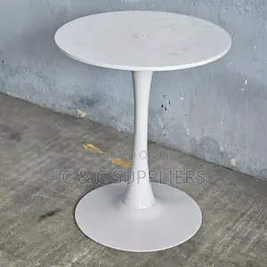 Round Marble Top Dining Table-Tulip
