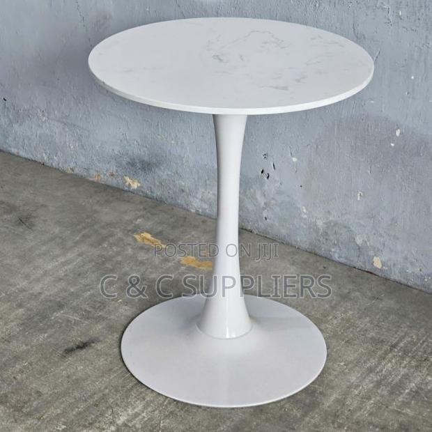 Round Marble Top Dining Table-Tulip