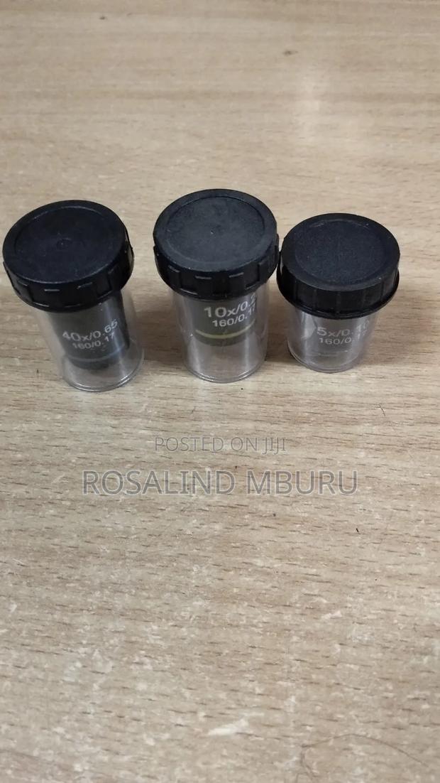 Objective Lenses (5x, 10x, 40x)