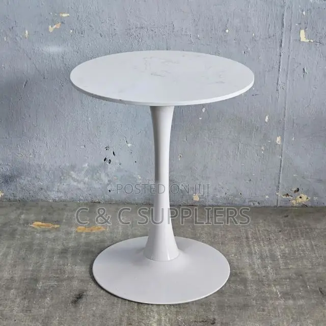Round Marble Top Dining Table-Tulip