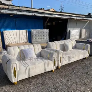 Elegant 5‐Seater Sofa Set (3+2)