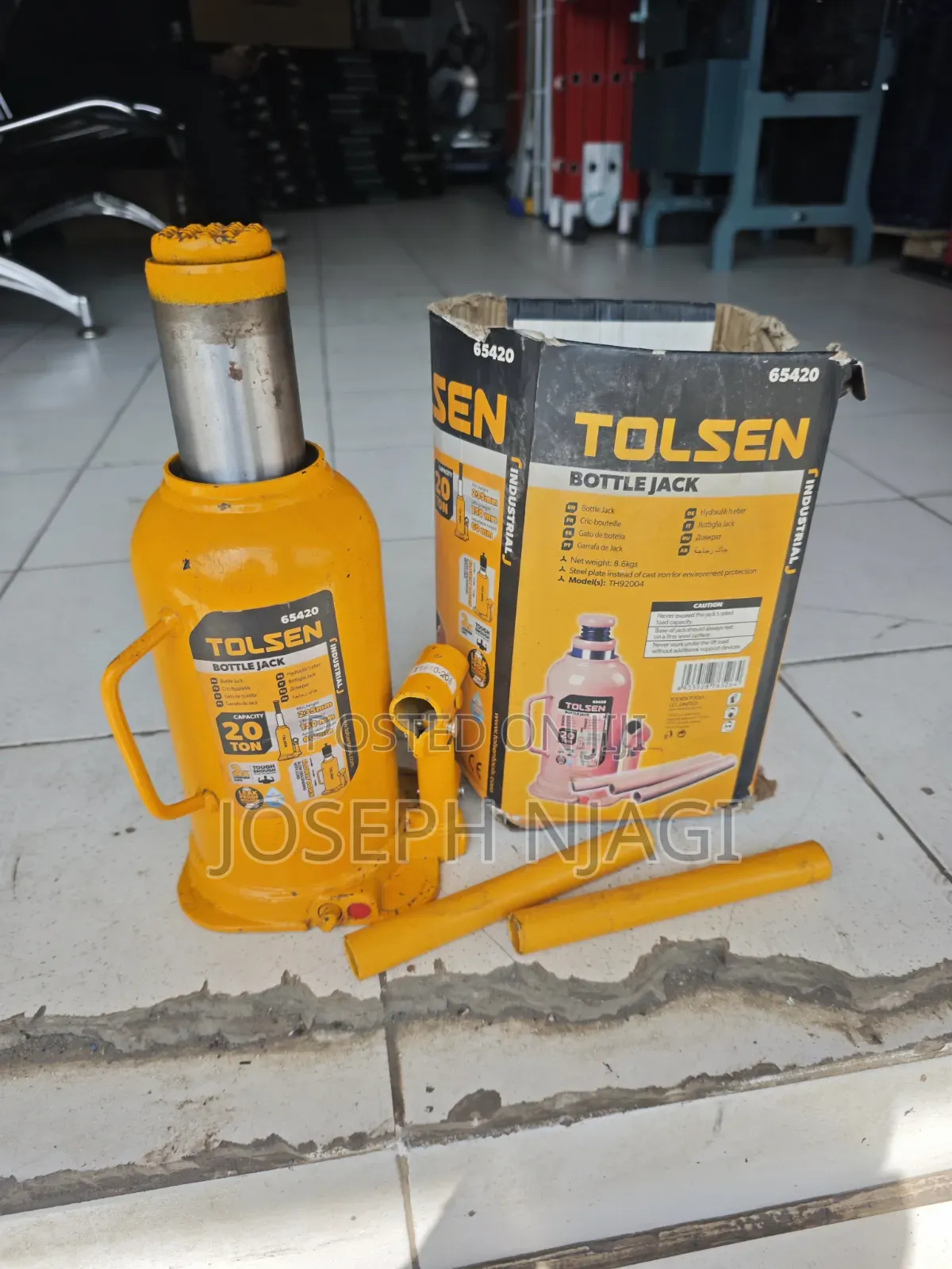 Tolsen 20-Ton Bottle Jack