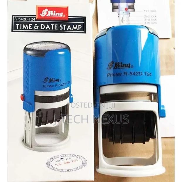Time and Date Self Inking Stamp