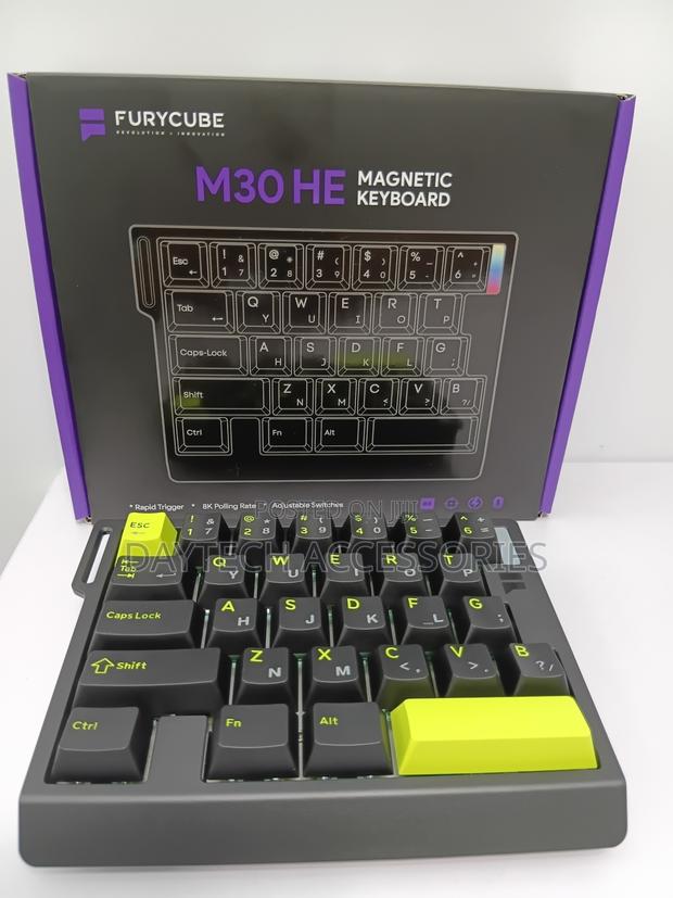 Furycube M30he Hall Effect Magnetic Switch Gaming Keyboard - Black
