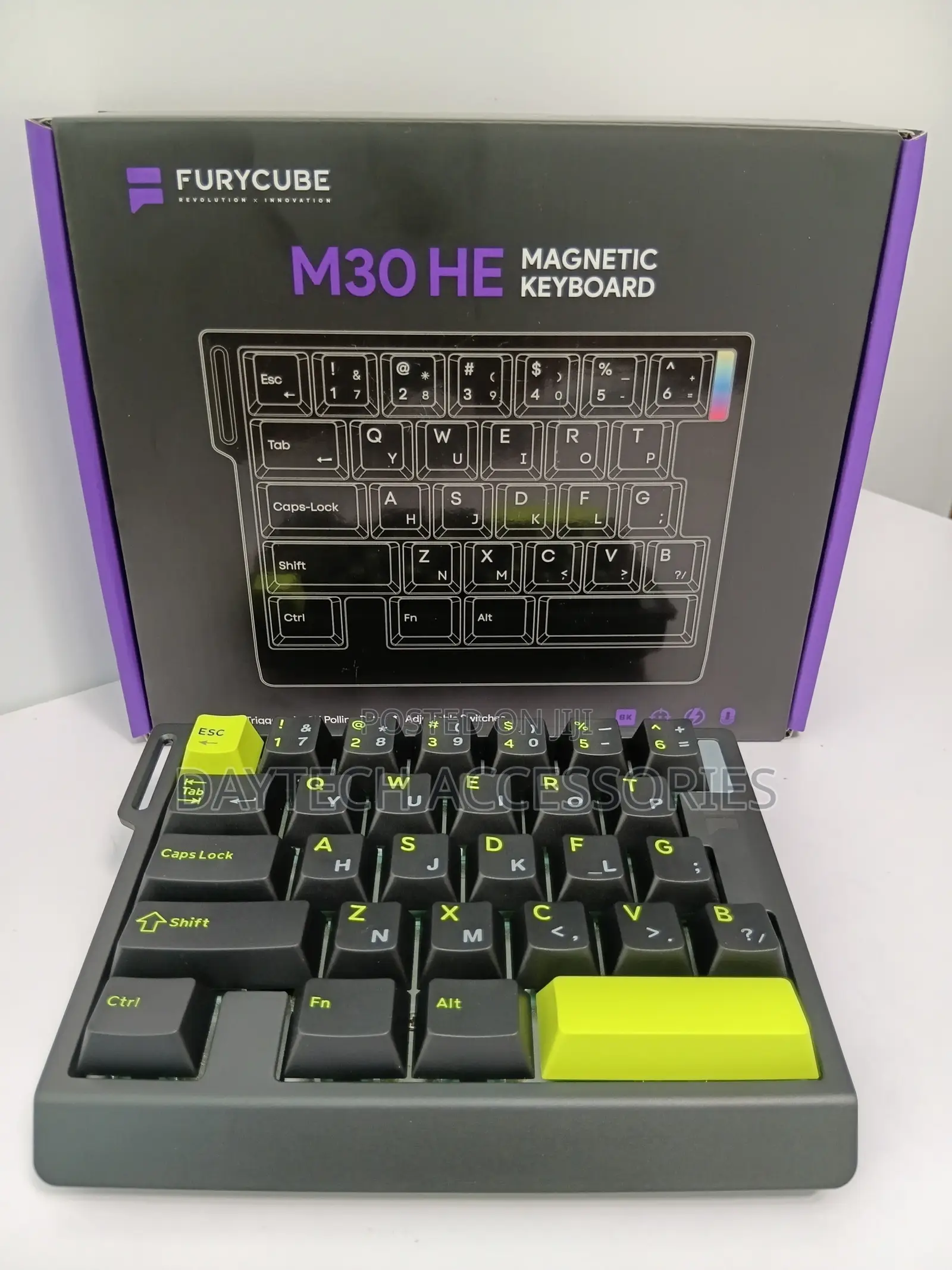 Furycube M30he Hall Effect Magnetic Switch Gaming Keyboard - Black