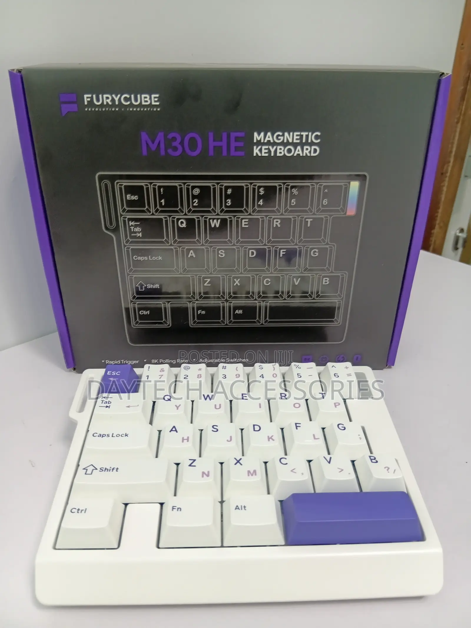 Furycube M30he Hall Effect Magnetic Switch Gaming Keyboard - Black