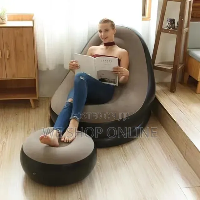 Inflatable Seat With Foot Rest