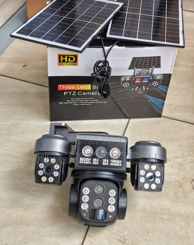 V380 4g Triple Lens With Strobe Lights Dual Panels on Offer