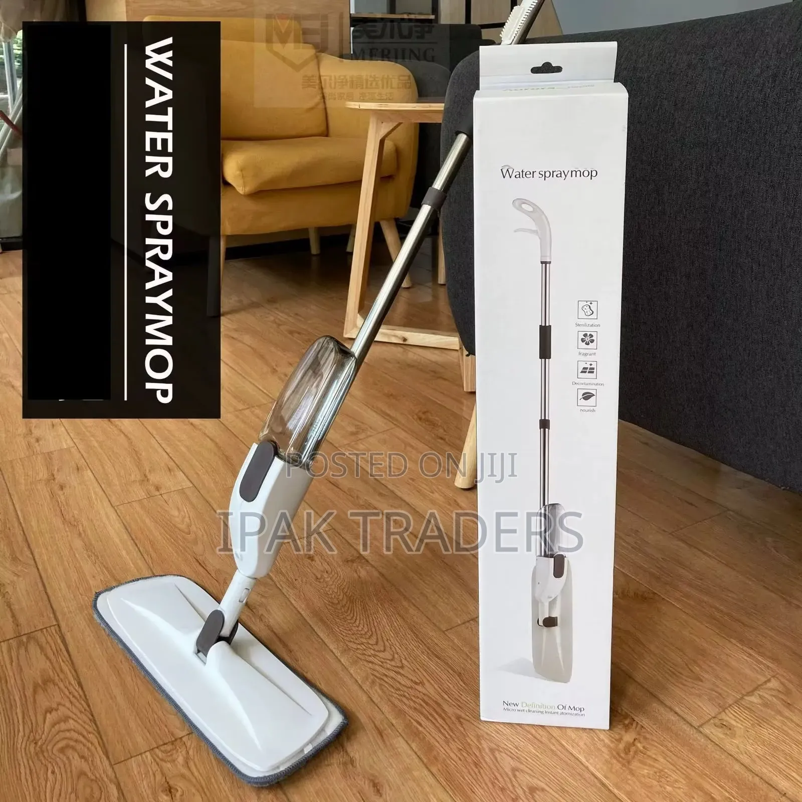 *Wet Dry Use Water Spray Mop