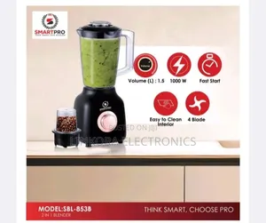 Smartpro SBL-853b 2-in-1 Countertop Blender