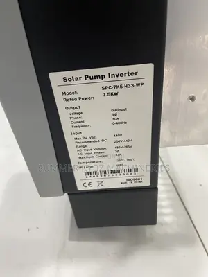 One Inverter Solar Pumping Inverter 7.5 Kw