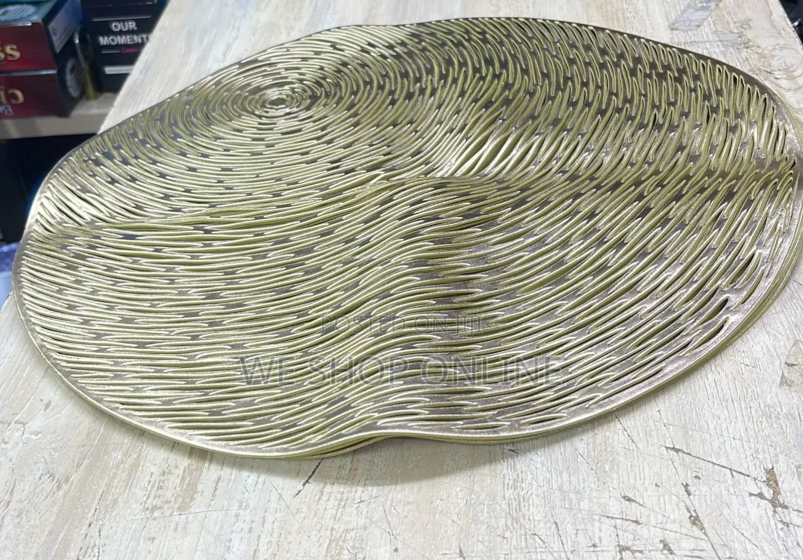 6pcs Elegant Round Table Mats, 35cm Diameter