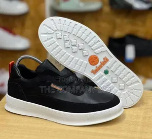 Quality Casual Designer Leather Timberland Laced Shoes With Rubbersole