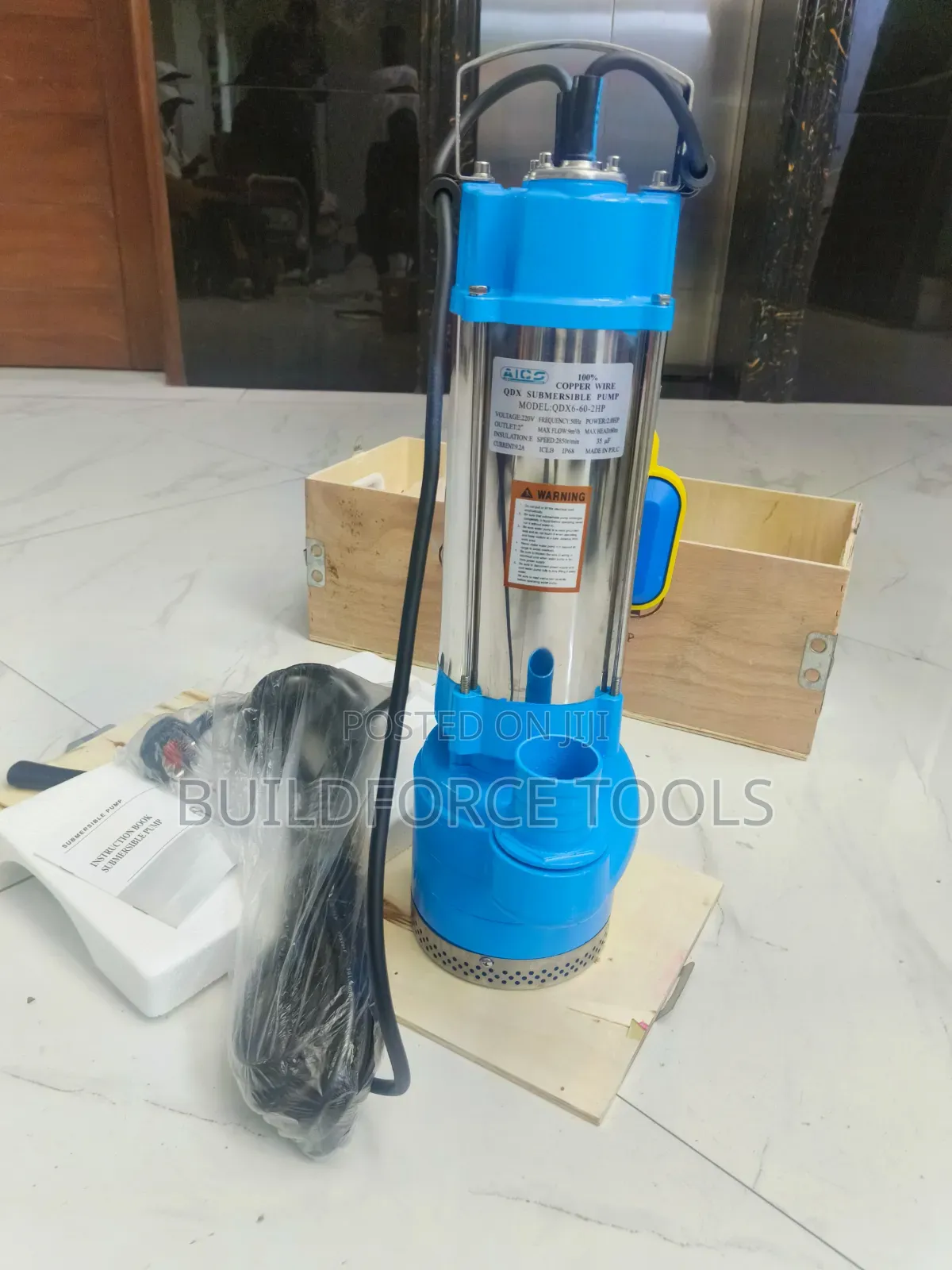 Aico Qdx6 - 60- 2hp Submersible Water Pump