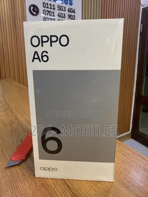 New Oppo A6 256 GB Gold