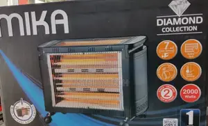 Mika Mh302 - 2 Way Quartz Heater, 2000w - Grey