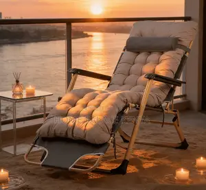 Foldable Chair: Reclining Moon Chair Folding Lounger