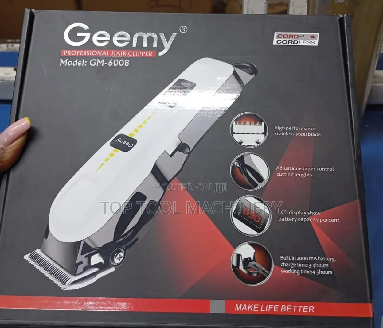 Smart Geemy Cordless/Recheargable Hair Clipper