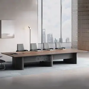 Office Boardroom Table : 3.8m Large Conference Office Table