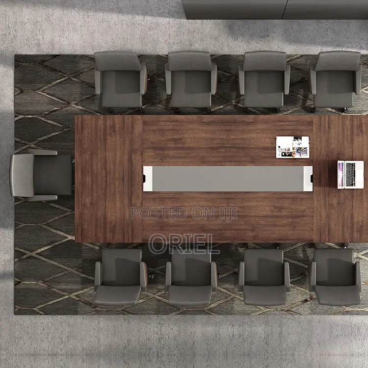 Office Boardroom Table : 3.8m Large Conference Office Table