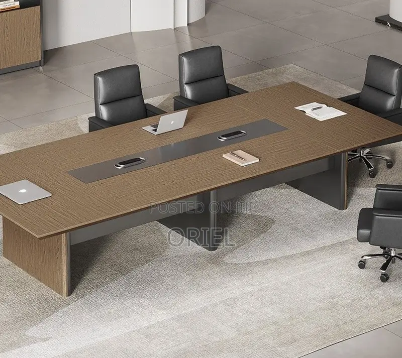 Office Boardroom Table : 3.8m Large Conference Office Table
