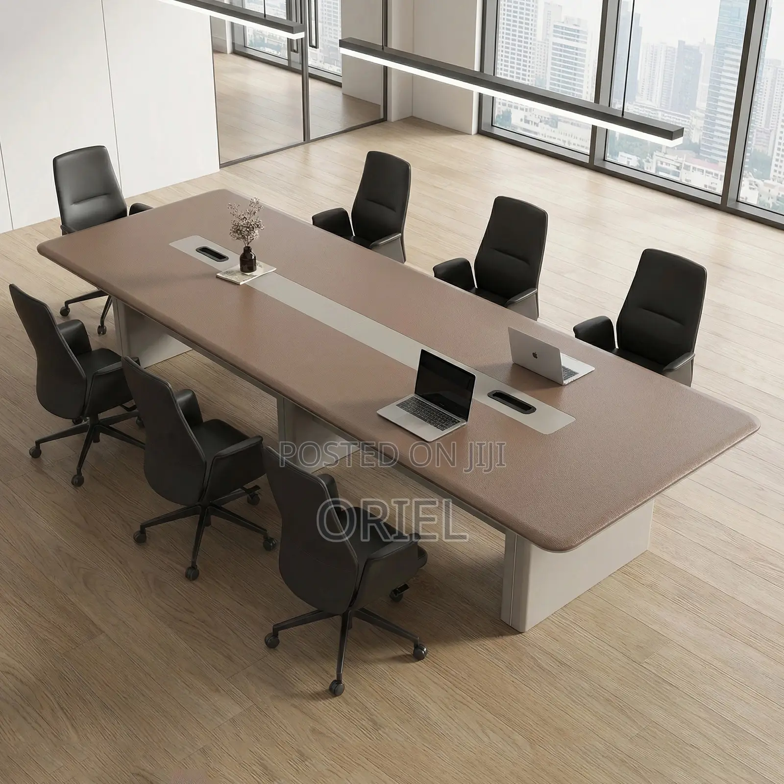 Office Boardroom Table : 3.8m Large Conference Office Table