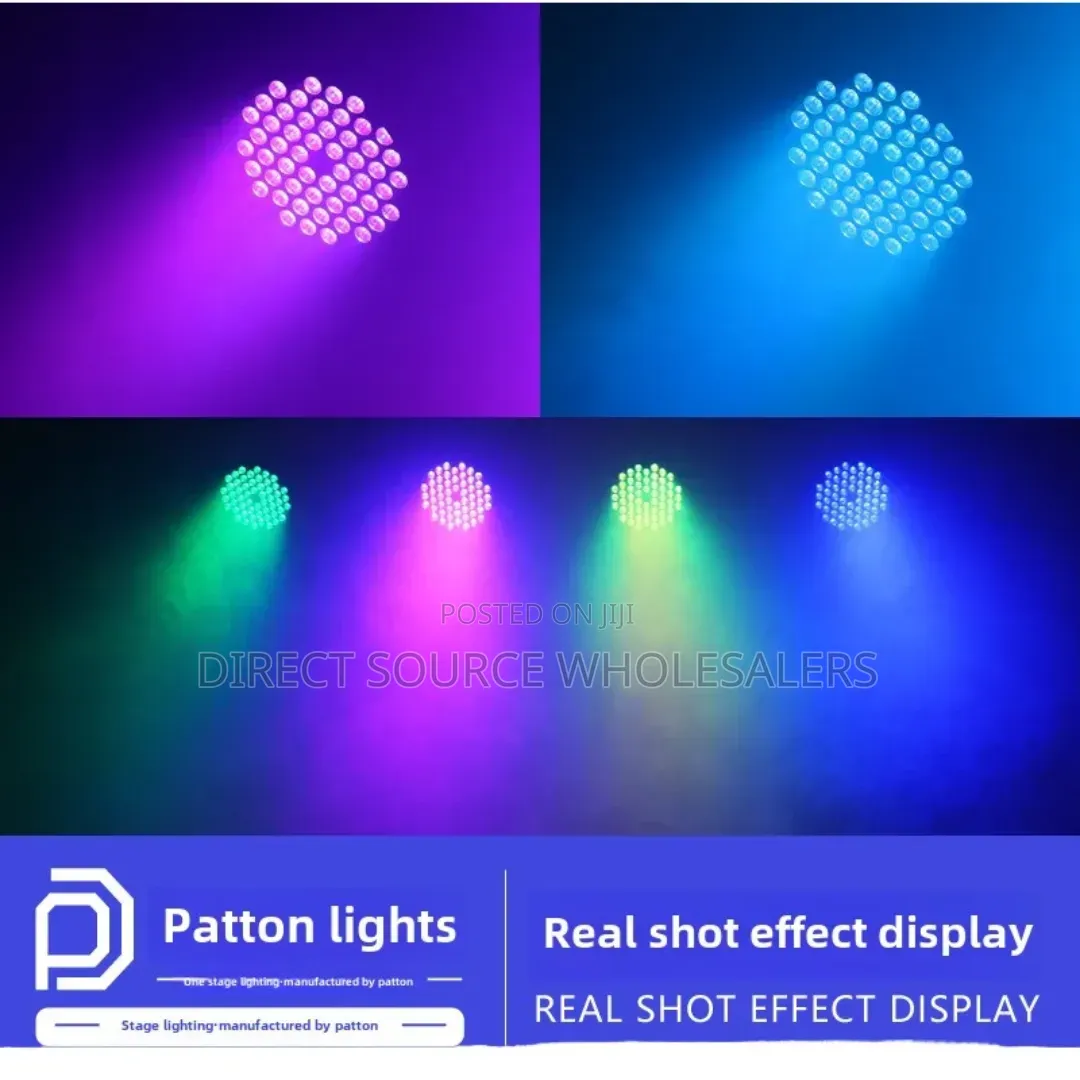 DMX-Controlled RGBW Stage Wash Light for Dynamic Colourful Effects
