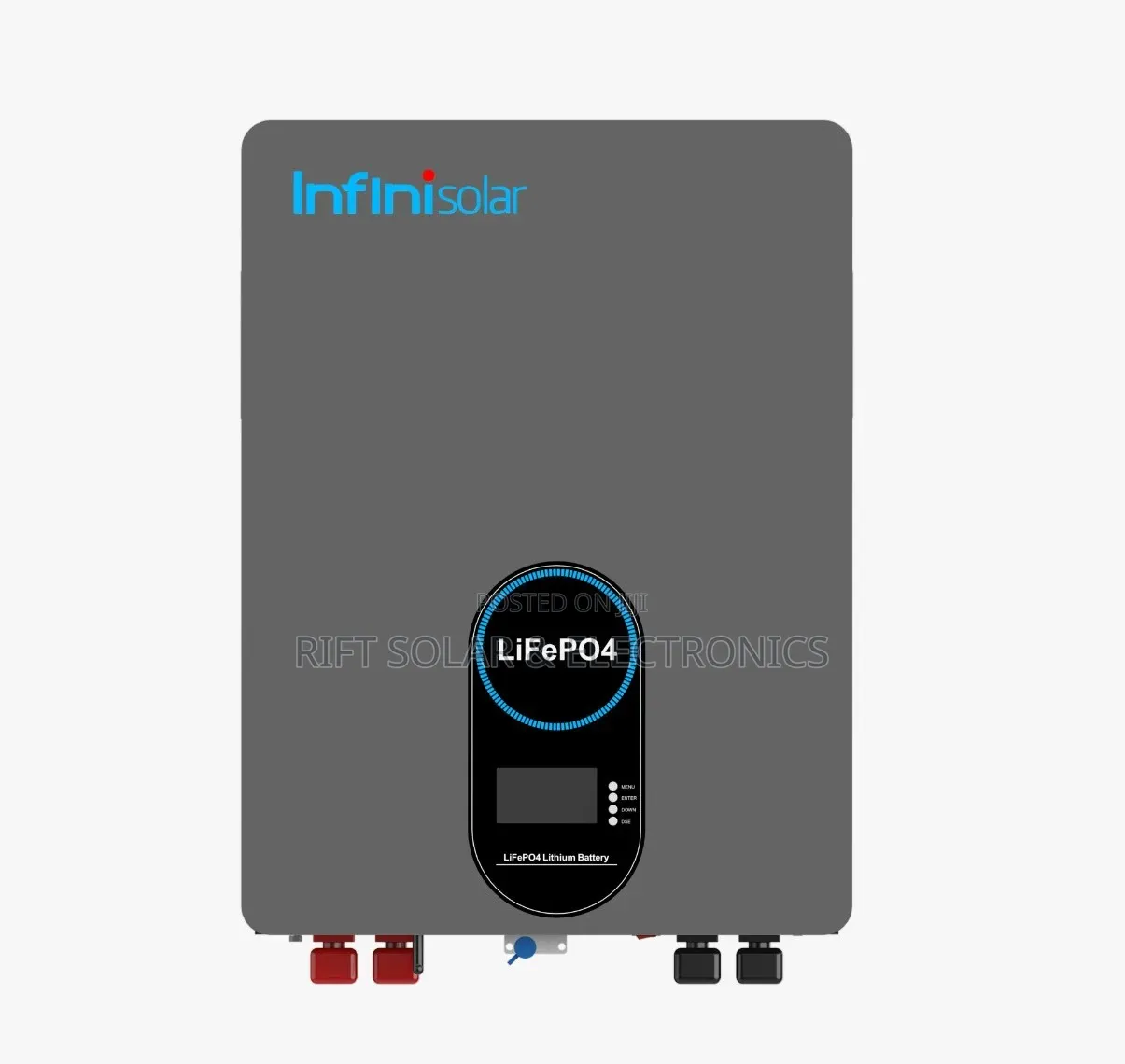 Infinisolar 5.12kwh - 48v Lithium Battery (100ah) - Back/ Offgrid