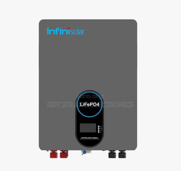 Infinisolar 5.12kwh - 48v Lithium Battery (100ah) - Back/ Offgrid