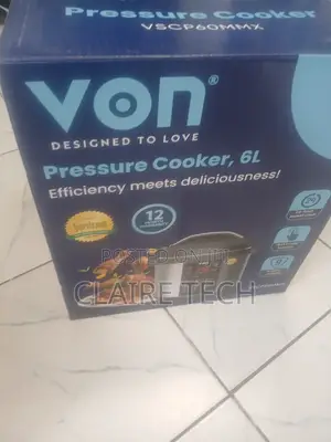 Von 6-Litre Pressure Cooker – Durable Kitchen Essential