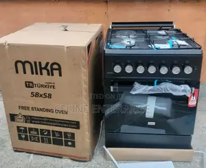 Marble Mika Standing Cooker 58 X 58 Cm 3gas + 1electric