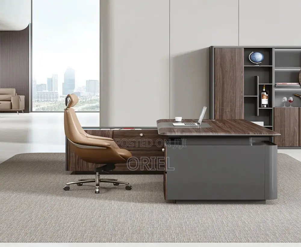 Office Desk : 220cm Executive L-Shaped Desk