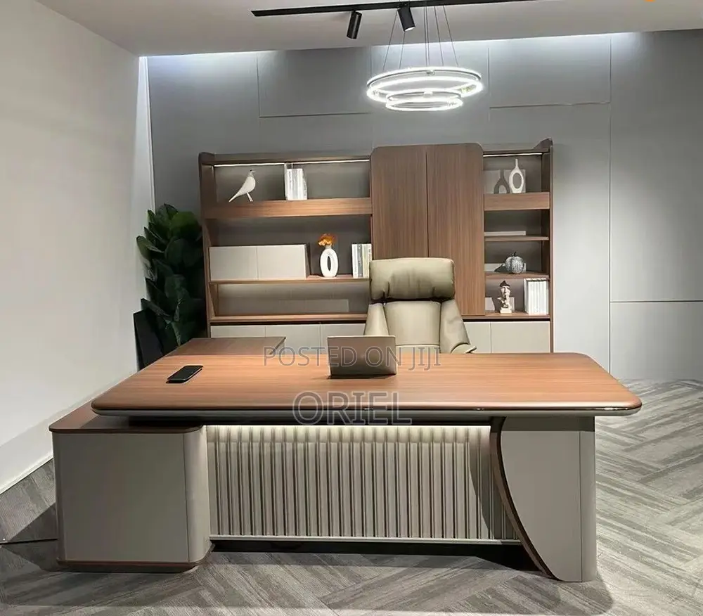 Office Desk : 220cm Executive L-Shaped Desk