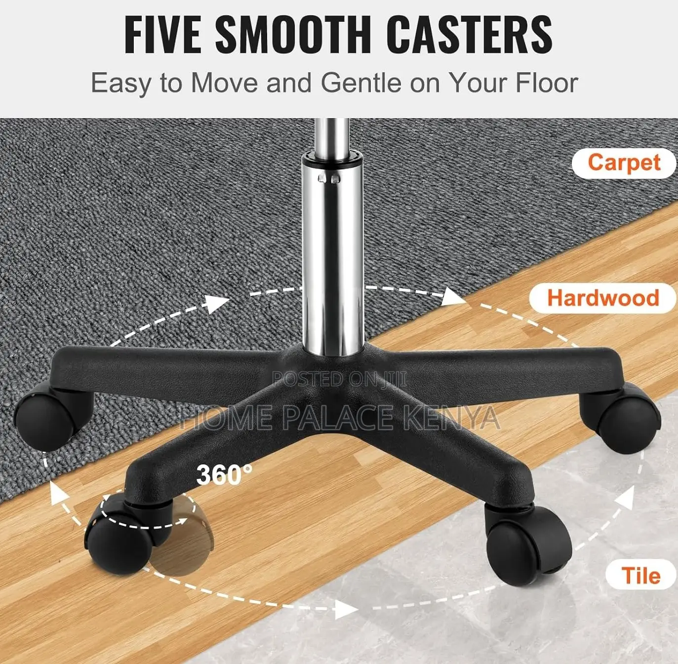 Rolling Stool: Hydraulic Rolling Lab Stool