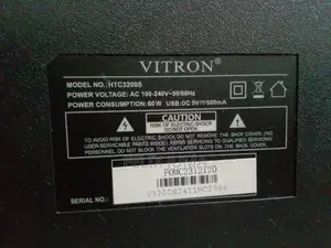 32" Vitron Smart Tv – Excellent Condition (6 Months Old)