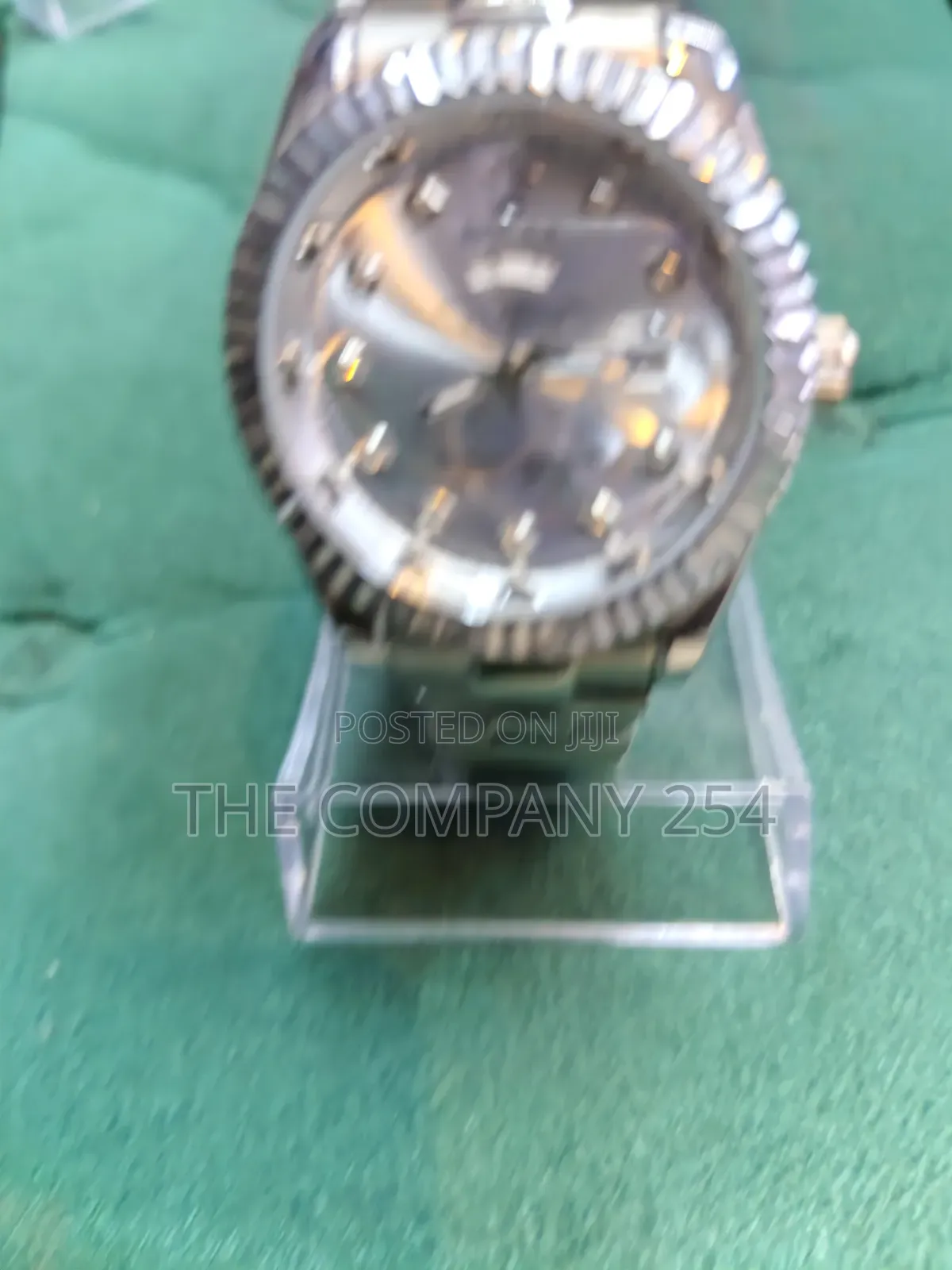 Quality Casual Rolex Watch With Date Time Silver Display