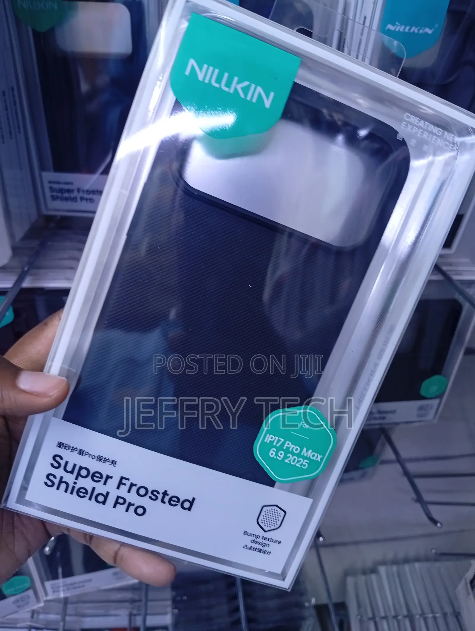 -Iphone-17-Pro-Max With Airbag Bumpers on All Four Corners Cover