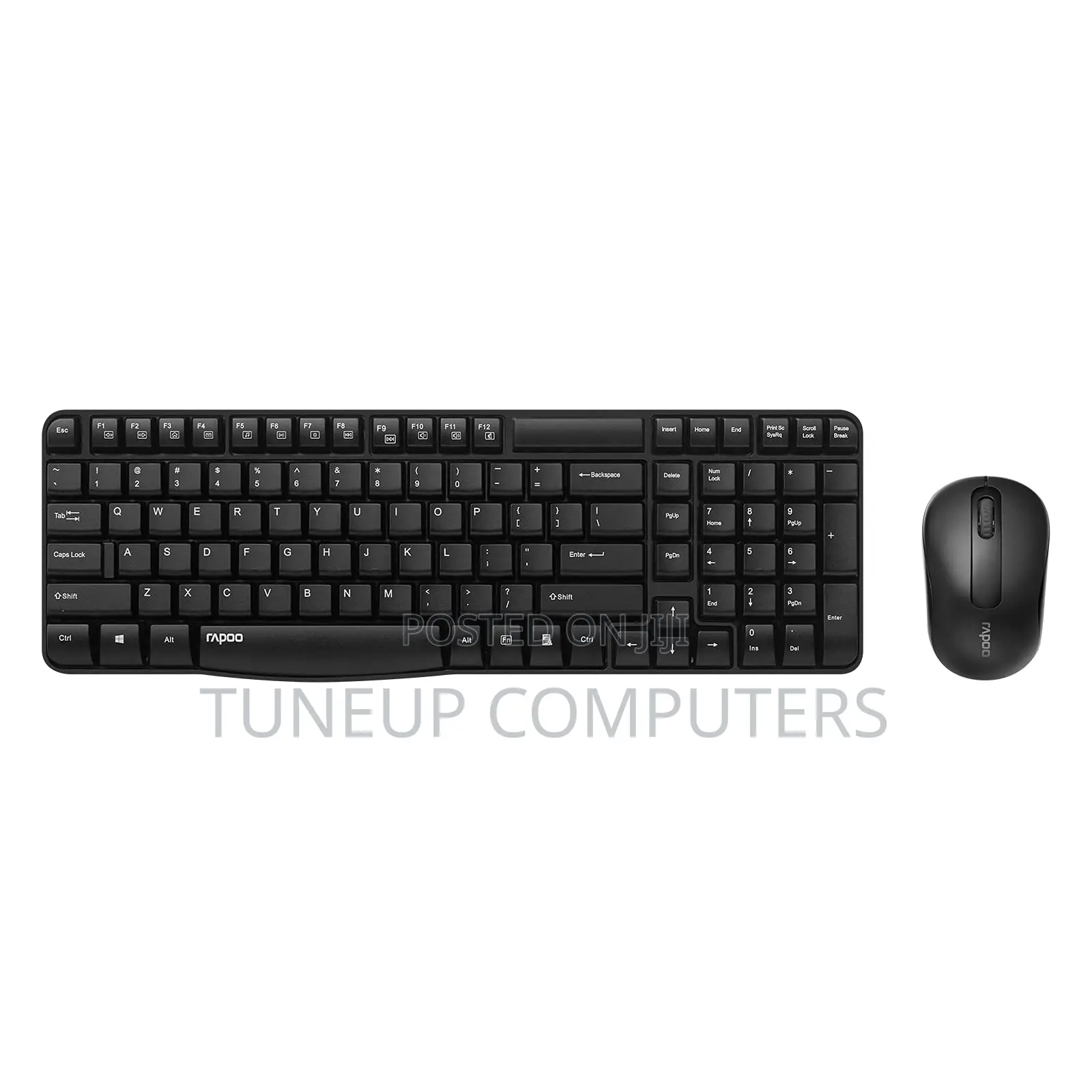 Rapoo Wireless Keyboard Mouse X1800s - Black