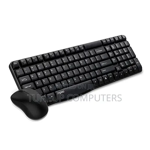Rapoo Wireless Keyboard Mouse X1800s - Black