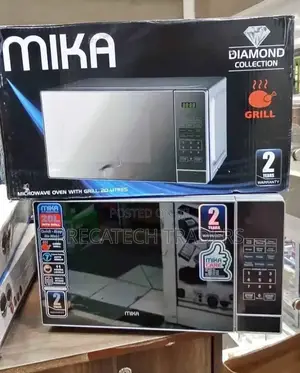 Mika 20l Microwave Oven With 1000w Grill – Silver