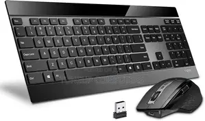 Rapoo Wireless Keyboard Mouse X3500 - Black