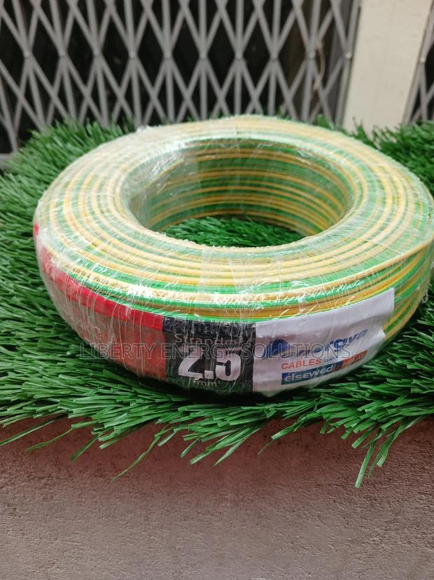 2.5 Energya Single Core Cable Y/Green - main view