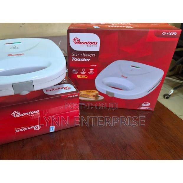 *Ramtons Sandwich Maker 2slice White Rm479 - thumbnail 2