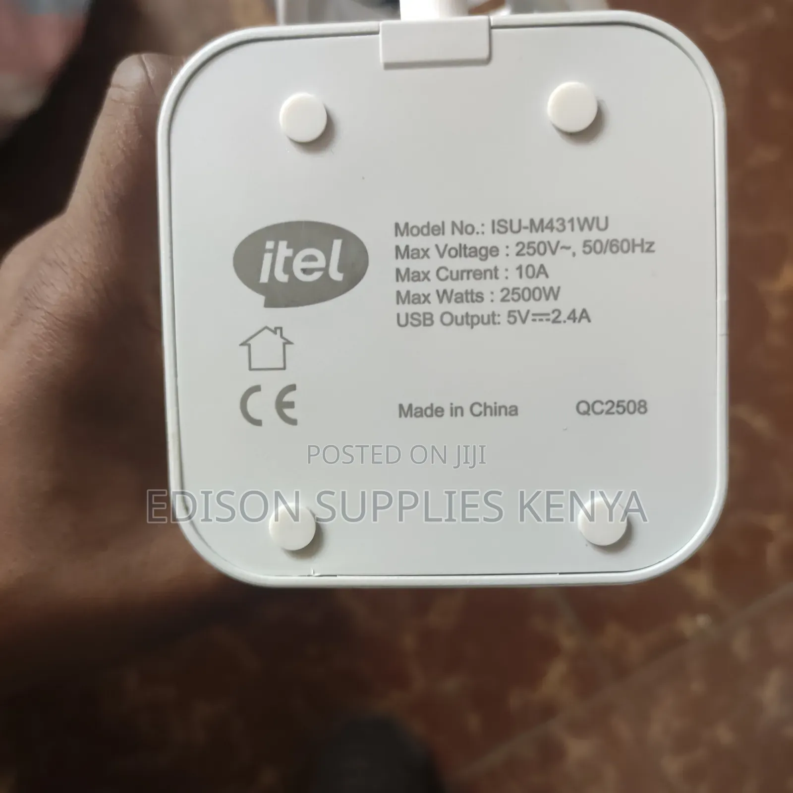 Itel Power Socket, Cube Extension Multi Plug Adapter, Surge Protection