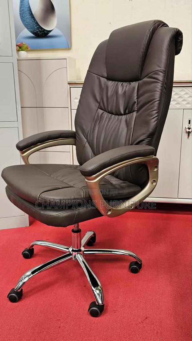 Brown Executive Office Chair - thumbnail 2