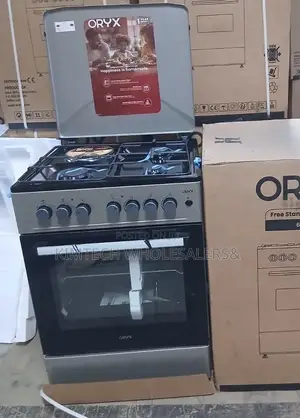 Mika Oryx Standing Cooker,60 X 60,3 Gas Pool Jet Burners + 1hot Plate