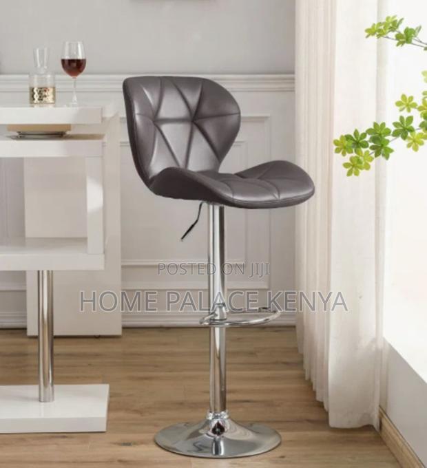 Bar Stool: High Swivel Dining Chairs With Quilted Back - main view
